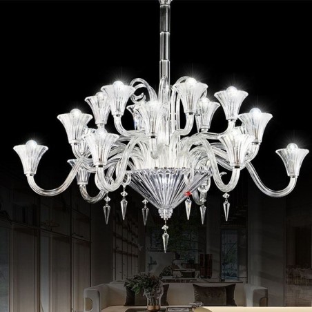 Europäische Kristall Kronleuchter Dekoration Deckenleuchte mit 18 Lichter Europäische Kristall Kronleuchter Dekoration Deckenleuchte mit 18 Lichter