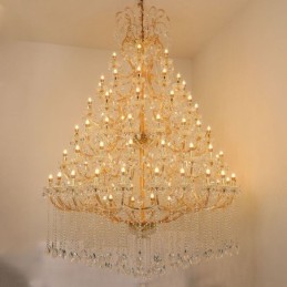 Luxus Kristall Kronleuchter Dekoration Deckenleuchte mit 96 Lichter