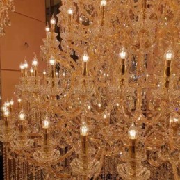Luxus Kristall Kronleuchter Dekoration Deckenleuchte mit 96 Lichter