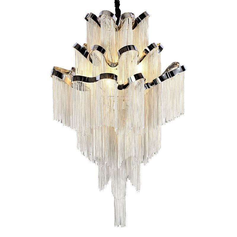 Moderne, elegante Pendelleuchte mit Quaste