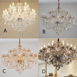 Luxus Kristall Kronleuchter Europäischen Elegante Pendelleuchte
