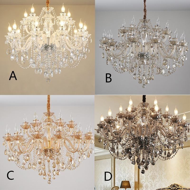 Luxus Kristall Kronleuchter Europäischen Elegante Pendelleuchte