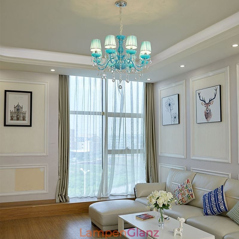 Kreativer Kristall-Kronleuchter, europäische elegante Pendelleuchte