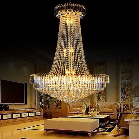 Elegante Kristall Kronleuchter Europäischen Pendelleuchte Lange Hängenden Kronleuchter Duplex Treppe Elegante Kristall Kronleuchter Europäischen Pendelleuchte Lange Hängenden Kronleuchter Duplex Treppe