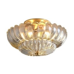 Moderne Deckenleuchte mit Lotussockel