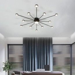 Unterputz-Deckenleuchte, modern, minimalistisch, Acryl-Lichtschirm