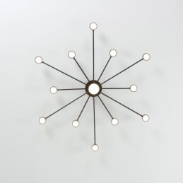 Unterputz-Deckenleuchte, modern, minimalistisch, Acryl-Lichtschirm