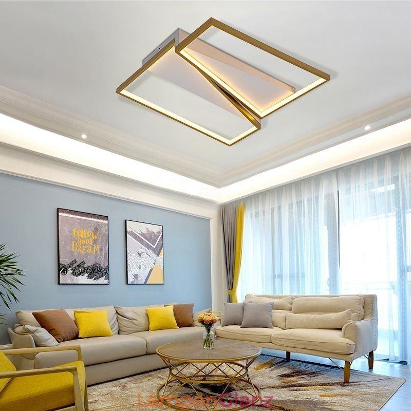 Minimalistische Mosaik-Trapez-Deckenleuchte