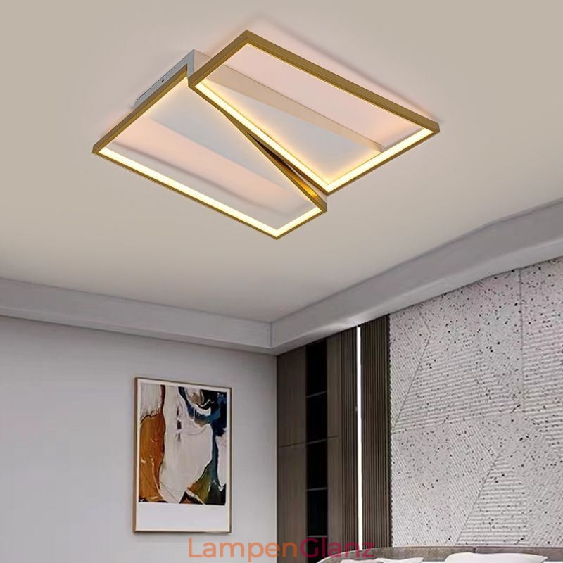 Minimalistische Mosaik-Trapez-Deckenleuchte