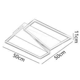 Minimalistische Mosaik-Trapez-Deckenleuchte