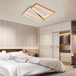 Minimalistische Mosaik-Trapez-Deckenleuchte