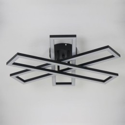 Minimalistische Deckenleuchte mit Windmühlenmotiv aus Aluminium