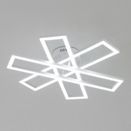 Minimalistische Deckenleuchte mit Windmühlenmotiv aus Aluminium