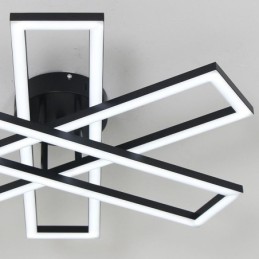 Minimalistische Deckenleuchte mit Windmühlenmotiv aus Aluminium