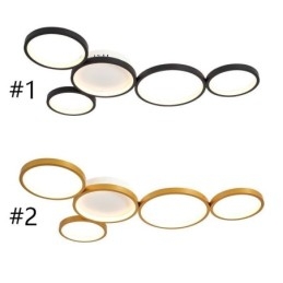 Moderne Deckenleuchte aus Aluminium im Kunststil