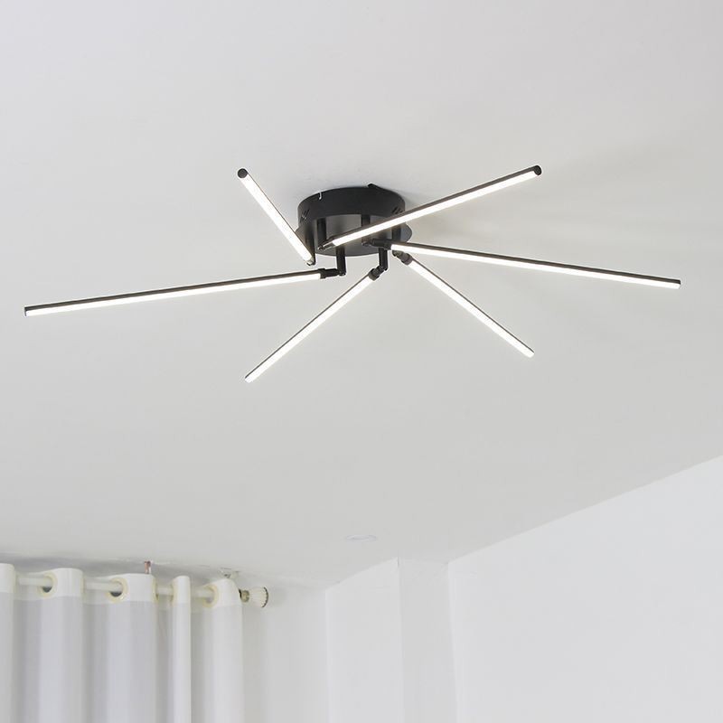 Kreative Deckenleuchte mit Windmühlenmotiv aus Aluminium