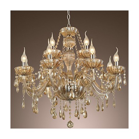 Kronleuchter Kristall Luxus Modern 2 Ebenen Wohnzimmer 12 Lichter Kronleuchter Kristall Luxus Modern 2 Ebenen Wohnzimmer 12 Lichter