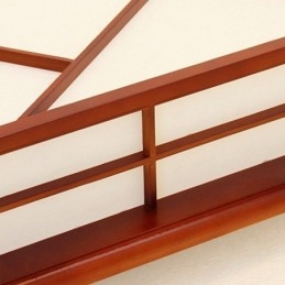 Deckenleuchte im Retro-Stil, quadratisch, bündige Montage