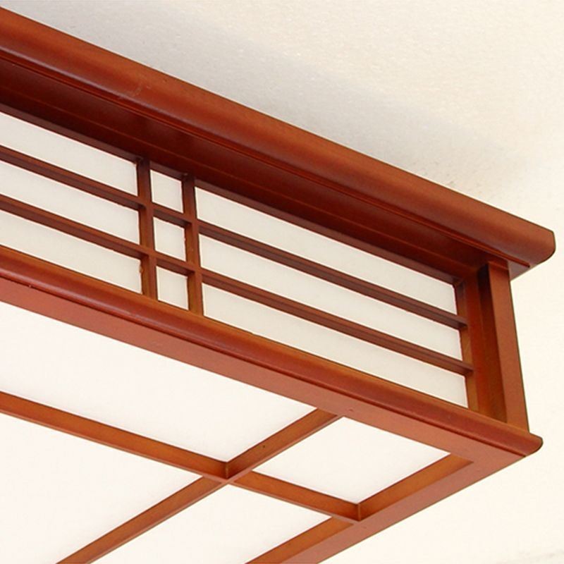 Retro Deckenleuchte Dekorative Deckenlampe aus Holz