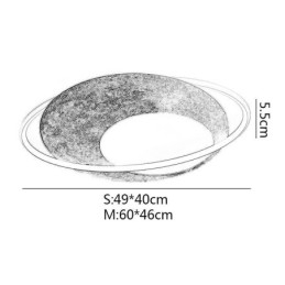 Deckenleuchte Unterputz-Mond-Deckenlampe