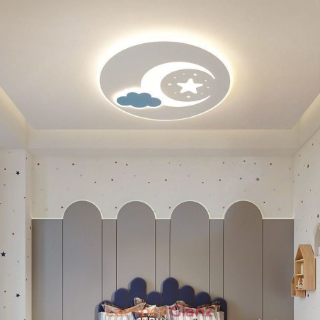 Simplicity Deckenleuchte Mond & Stern Deckenlampe