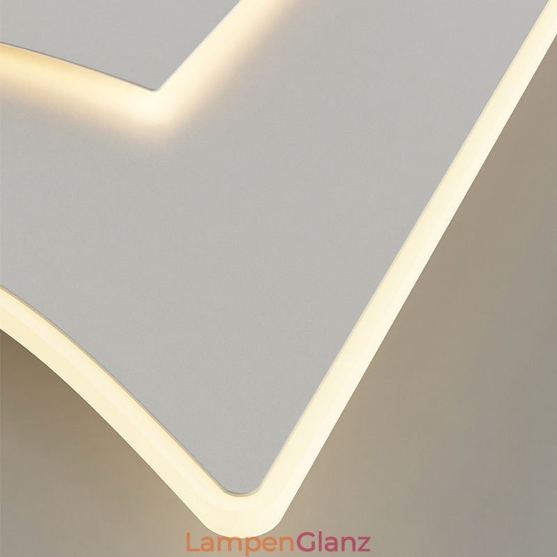 Moderne Deckenleuchte Quadratische Acryl Unterputzmontage