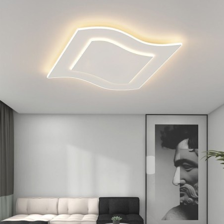 Moderne Deckenleuchte Quadratische Deckenlampe aus Acryl Moderne Deckenleuchte Quadratische Deckenlampe aus Acryl