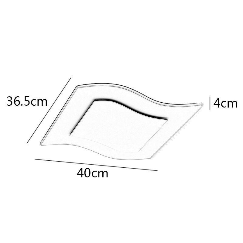 Moderne Deckenleuchte Quadratische Deckenlampe aus Acryl