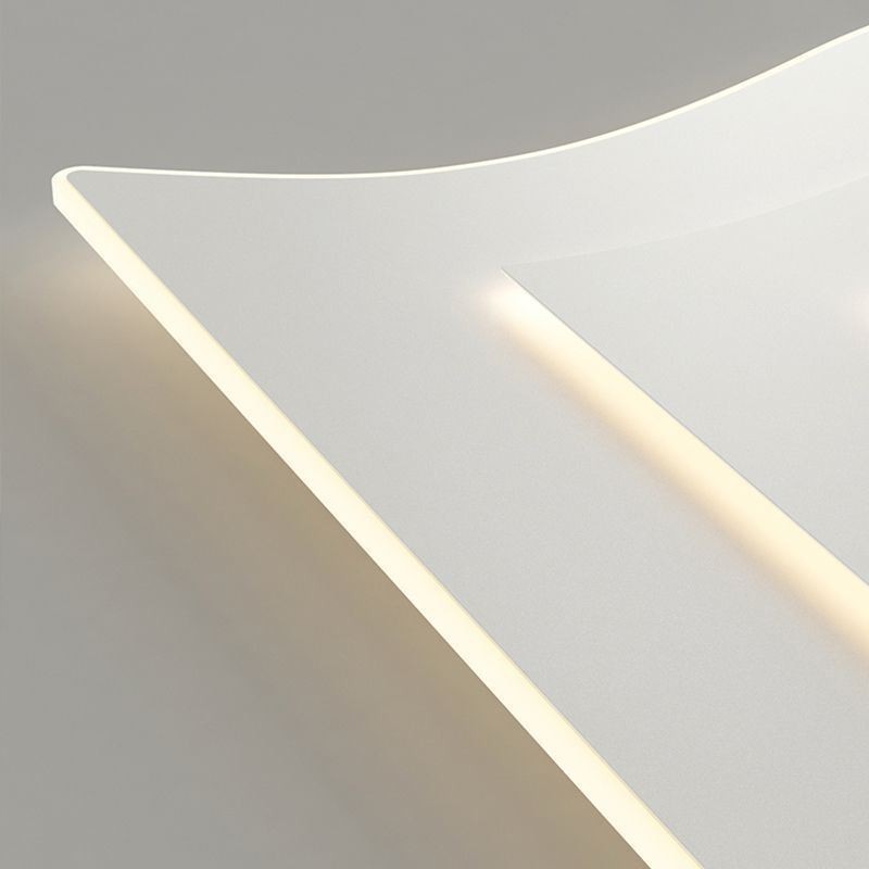 Moderne Deckenleuchte Quadratische Deckenlampe aus Acryl