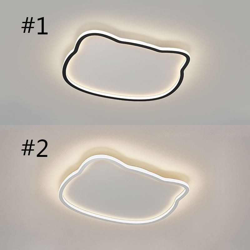 Moderne Deckenleuchten Deckenlampe mit Katzengesicht