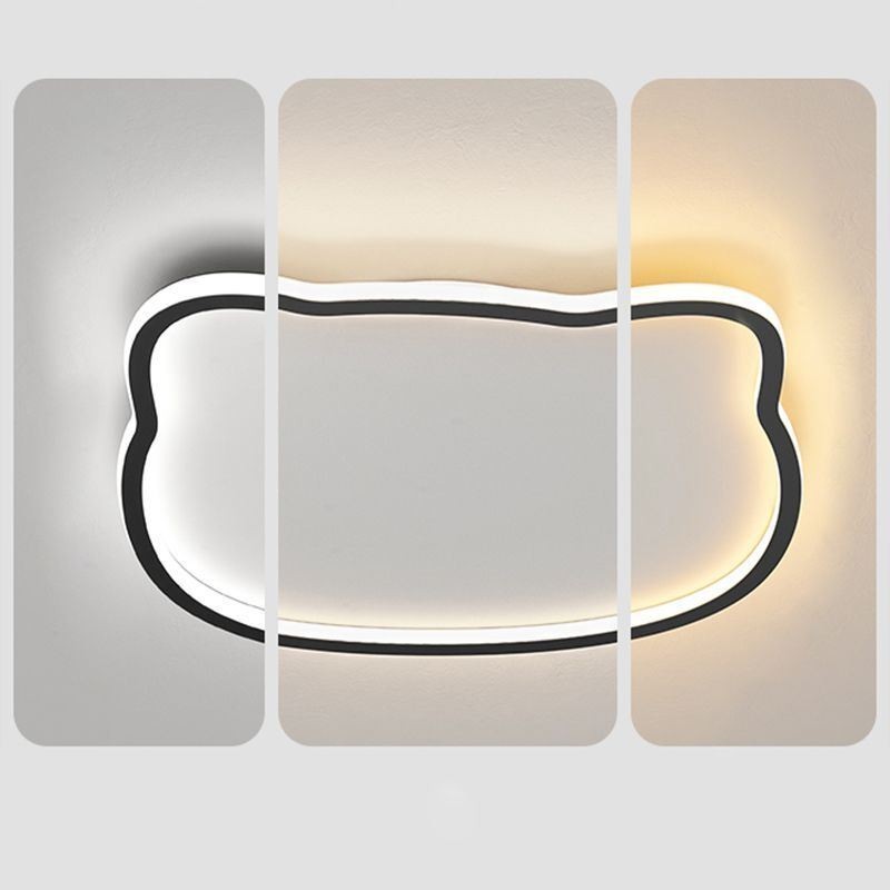 Moderne Deckenleuchten Deckenlampe mit Katzengesicht