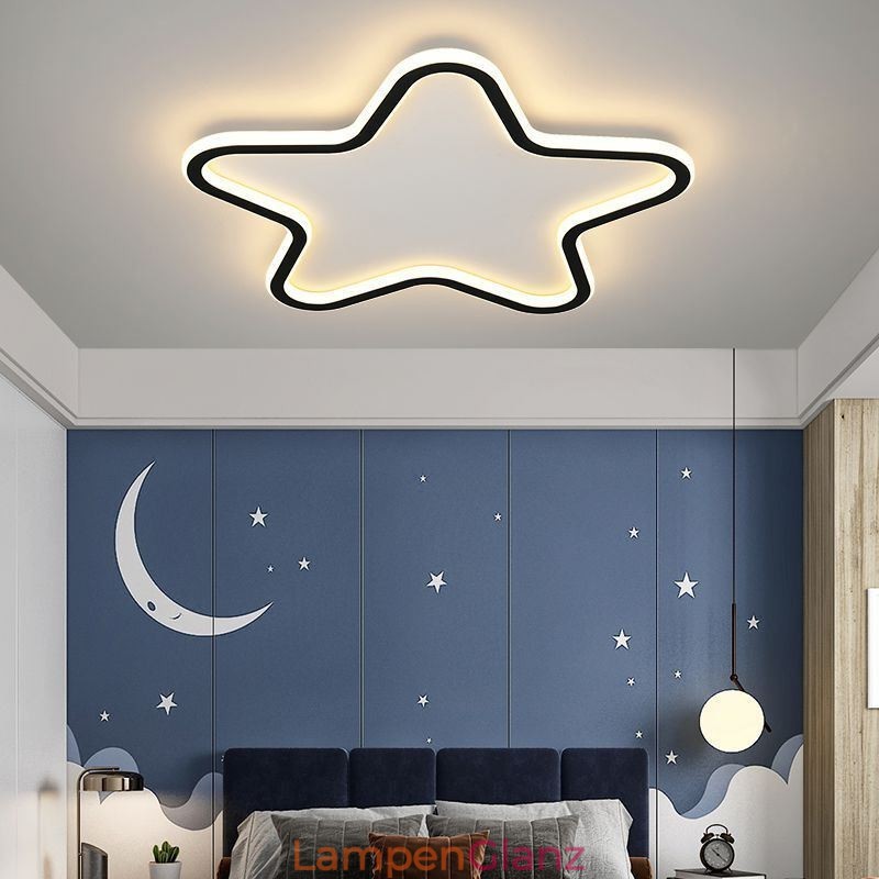 Moderne Deckenleuchte in Sternform