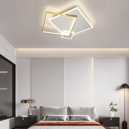 Moderne Deckenleuchte, geometrische quadratische Deckenleuchte