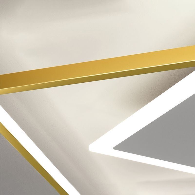 Moderne Deckenleuchte, geometrische quadratische Deckenleuchte
