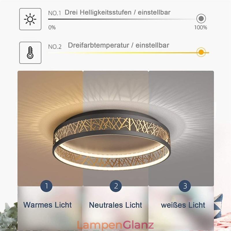 Deckenleuchte Vogelnest Runde Lampe Moderne Leuchten