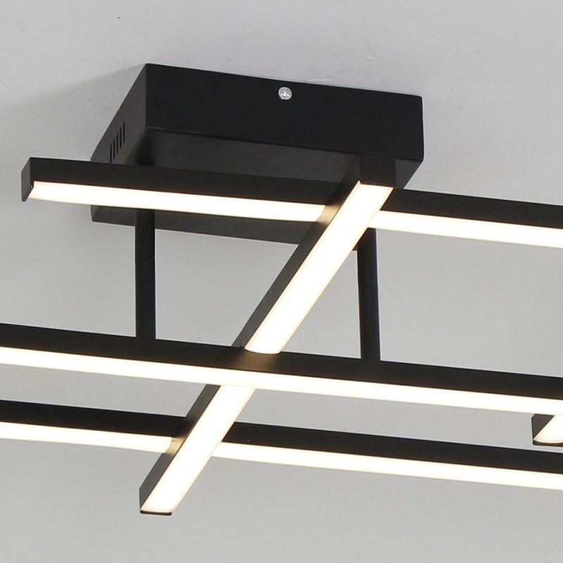 Deckenleuchte mit Unterputzmontage, Aluminium-Deckenleuchte