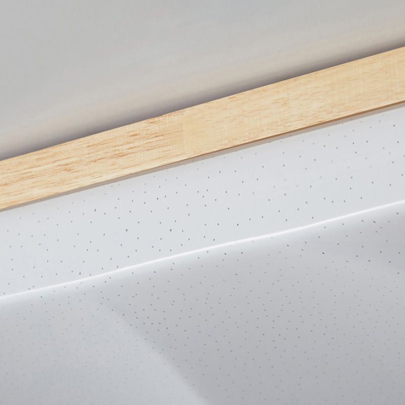 Japanische Acryl-Deckenleuchte, quadratische gewellte Deckenlampe