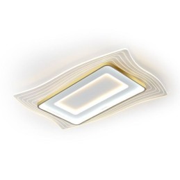 Moderne Deckenleuchte, flächenbündige Deckenleuchte in quadratischer Form