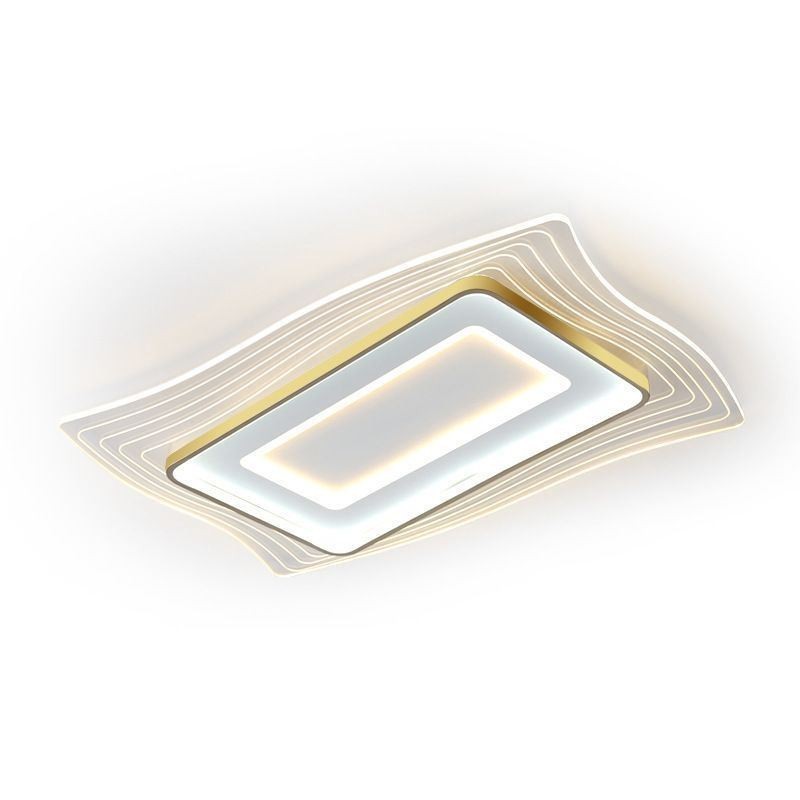 Moderne Deckenleuchte, flächenbündige Deckenleuchte in quadratischer Form