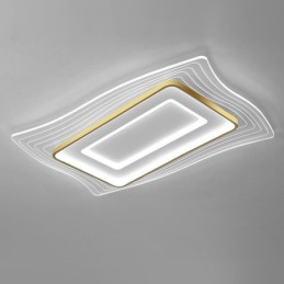 Moderne Deckenleuchte, flächenbündige Deckenleuchte in quadratischer Form