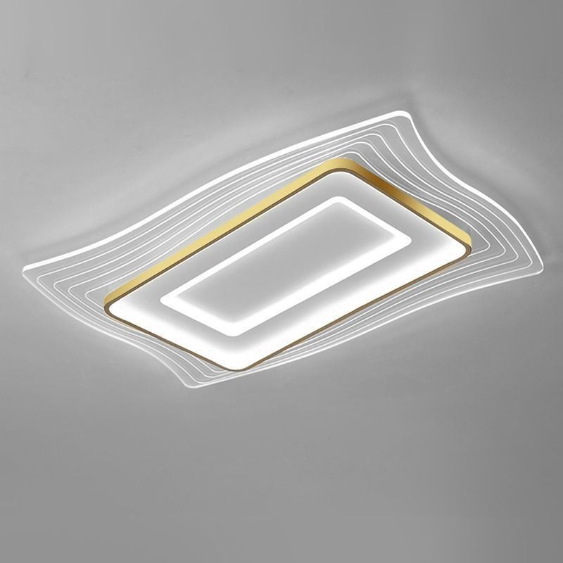 Moderne Deckenleuchte, flächenbündige Deckenleuchte in quadratischer Form