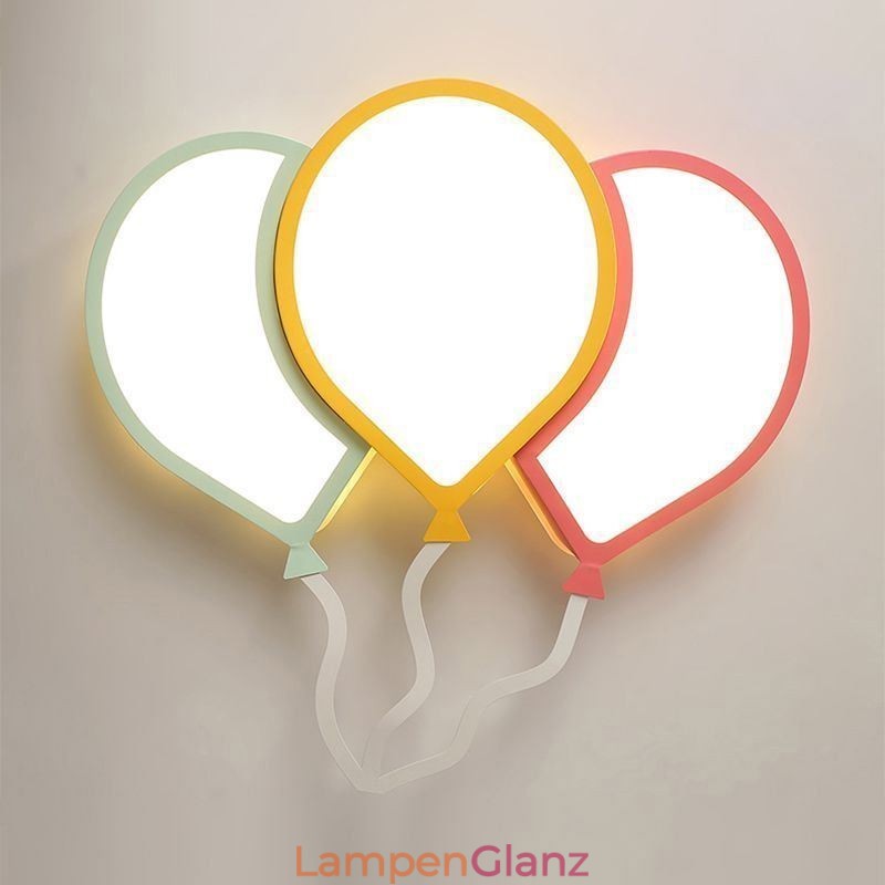 Moderne Deckenleuchte mit bündiger Montage, schöne Deckenlampe mit Ballonschirm