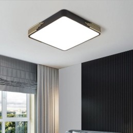 Moderne Deckenleuchte mit Unterputzmontage, quadratische Deckenleuchte