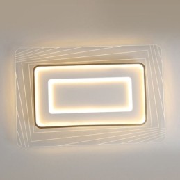 Rechteckige Unterputz-Deckenleuchte Minimalistische ultradünne Acryl-Deckenleuchte