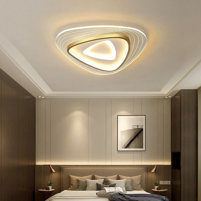 Deckenleuchte, bündige Montage, dreieckige Deckenlampe