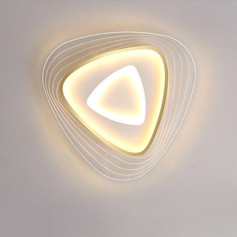 Deckenleuchte, bündige Montage, dreieckige Deckenlampe