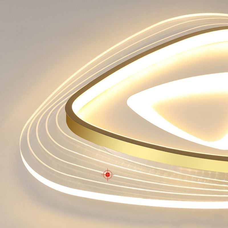 Deckenleuchte, bündige Montage, dreieckige Deckenlampe