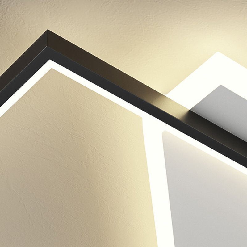 Moderne Deckenleuchte zur bündigen Montage