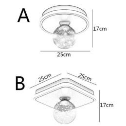 Unterputz-Deckenleuchte für die Inneneinrichtung