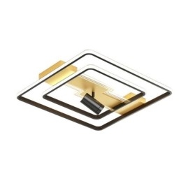 Geometrischer Deckenstrahler aus Acryl